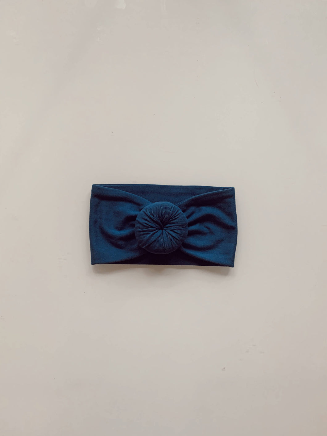 Donut Headband - Denim Blue