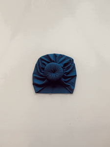 Donut Turban - Denim Blue