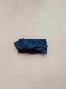 Bandeau Nœud - Bleu Denim