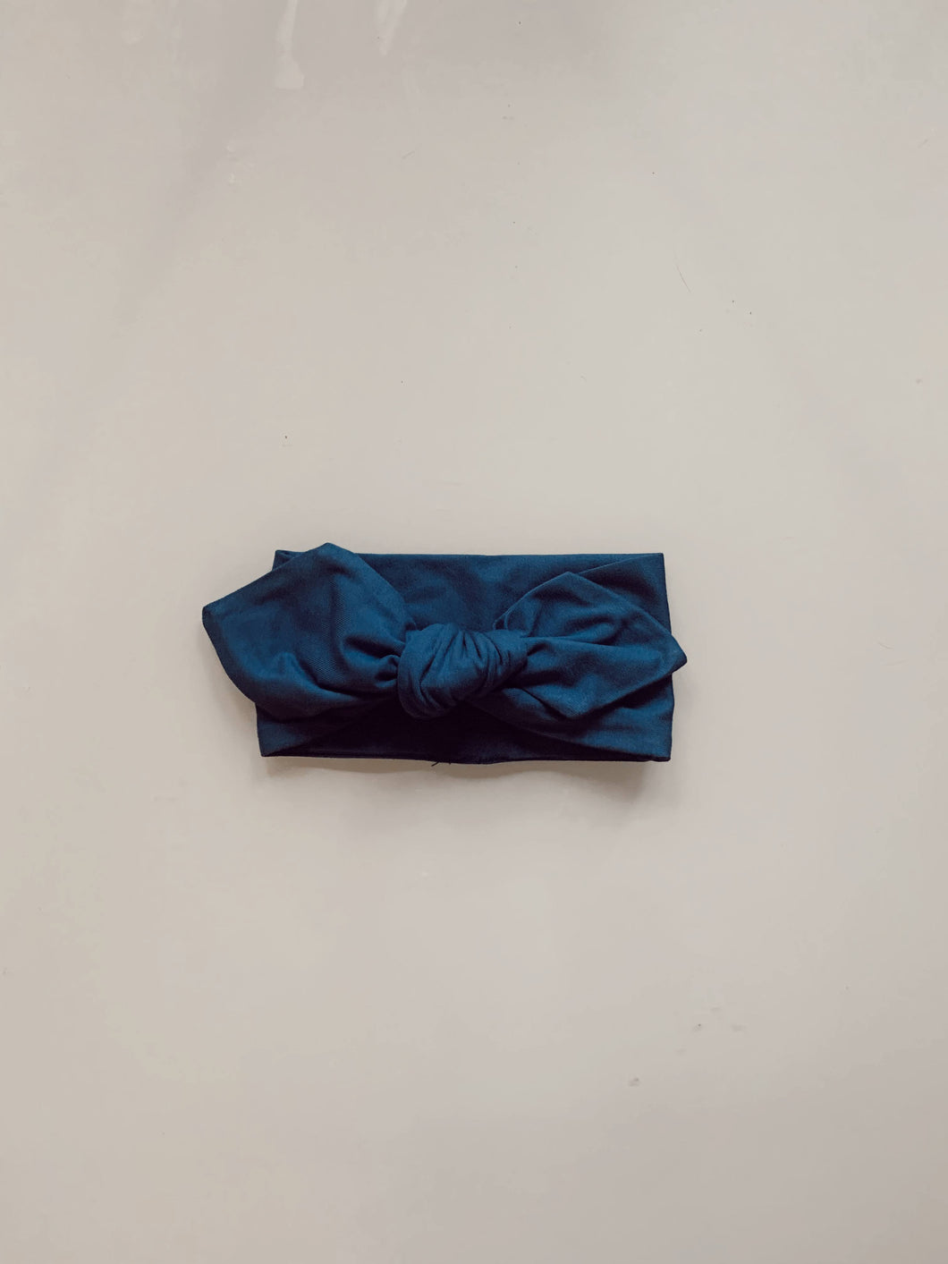 Bandeau Nœud - Bleu Denim