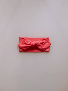 Front Knot Headband - Bright Pink